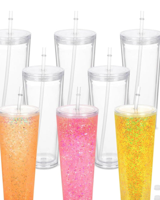 24oz. Custom Snow Globe Tumbler
