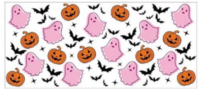 Pink Halloween Uv DTF Wraps **EXAMPLES**