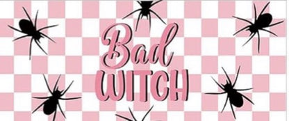 Pink Halloween Uv DTF Wraps **EXAMPLES**