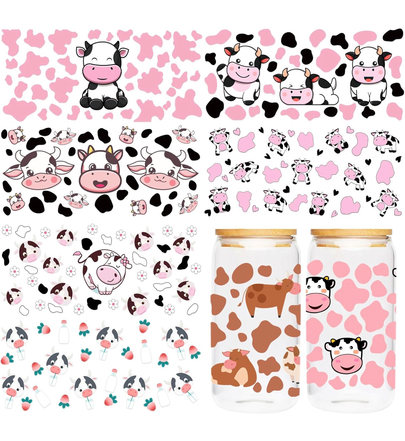 **EXAMPLES** UV DTF Cup Wraps