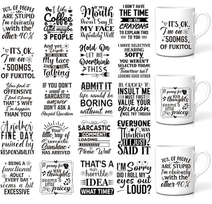 **EXAMPLES** UV DTF Cup Wraps